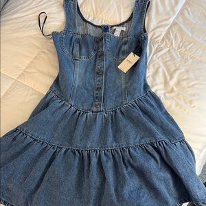 Forever 21 Blue Denim Kids Dress